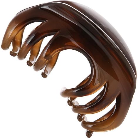 No-slip Grip Large Crystal Plastic Octopus Jaw Clips Hair Claw Banana Clips for Women (1/5)