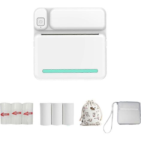 Imprimante thermique portable Bluetooth 57mm sans fil mini POS photo image pour Android iOS téléphone FLYE1984 (1/2)
