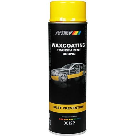 CIRE DE PROTECTION ANTIROUILLE TRANSPARENTE FLACON 500ML MOTIP