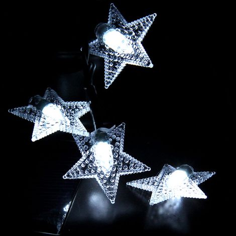 6,5 m lange, solarbetriebene Lichterkette mit 30 LEDs, 8 verschiedenen Lichtmodi, flexibel, biegsam, IP44-wasserbeständig, warmweißes Licht, ideal für Garten, Terrasse, Weihnachten, Feste, Partys, dri (1/5)