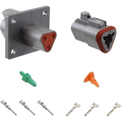 Kit Connecteur DT series Mâle female du panneau 3 Voies