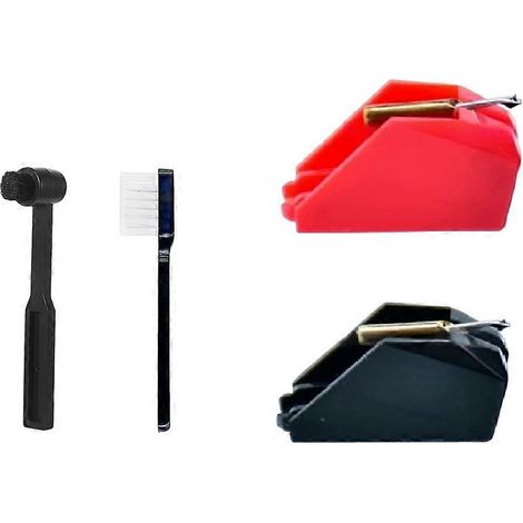 2 Pièces Platine Aiguille pour Technics P30 EPS30CS EPS24CS EPS25cs SLBD2 SLDD2 Phonograph Disque Aiguille avec Brosse (1/5)