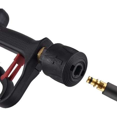 washer gun high pressure, tool of cleaning of car to gun short 4000 PSI Max with 5 nozzle to quick connection of color, connector of hose M22 (1/5)