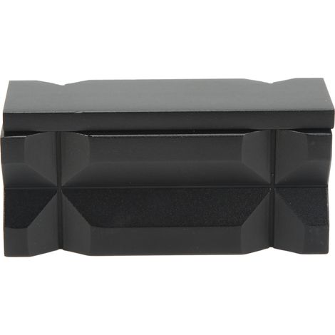 Lot de 2 mâchoires d'étau en acier et aluminium, magnétiques, haute performance, surface rainurée, multi-usages pour tous les étaux. (1/5)