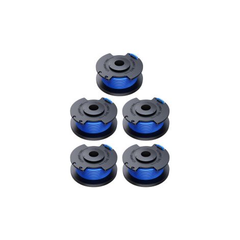 Bobine fil nylon bleue Ryobi AC14RL3A – Tête avec capot modèle R5+0 – Idéale pour débroussailleuse et finition des bordures