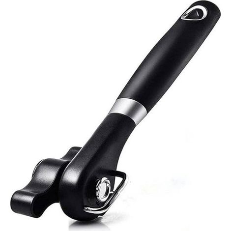 Ouvre-Boîte - Acier Inoxydable Alimentaire - Coupe Latérale Sans Bords Tranchants - Pour Boîtes Rondes Et Ovales - 1 Pièce (1/4)