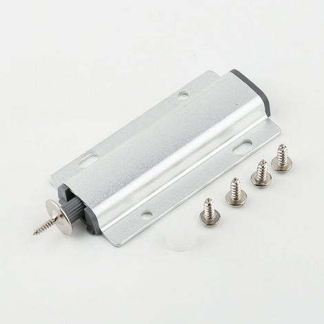 Magnetic Clasp Magnetic Pressure Push Open System Damper Push Buffer with Magnetic Latch for Furniture Door(Silver) (1/5)