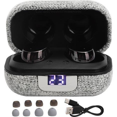 Casque Bluetooth TWS N80 avec Écran Numérique et Commande Tactile pour le Sport - Noir (1/5)