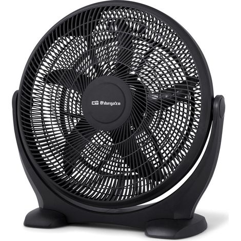 Orbegozo BF 0150 – Ventilatore da pavimento in stile industriale, 3 velocità di ventilazione, inclinazione regolabile, diametro 50 cm e potenza 80 W (1/4)