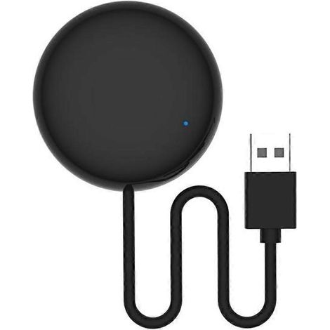 Tuya WiFi Smart-Infrarot-Fernbedienung für das vernetzte Zuhause: Kompatibel mit Alexa und Google Home, ermöglicht sie die Steuerung von Klimaanlage, Fernseher, DVD-Player und anderen Audiogeräten. (1/5)