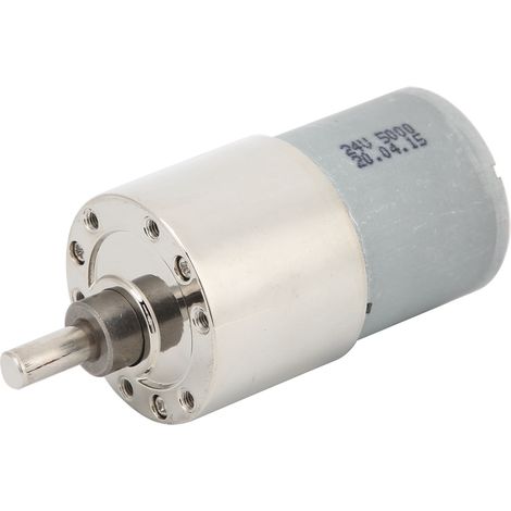 Moteur à courant continu 24V XD-37GB3530, micro motoréducteur 10tr/min, couple élevé, aimant permanent, petite vitesse, faible bruit, engrenages métalliques (1/5)