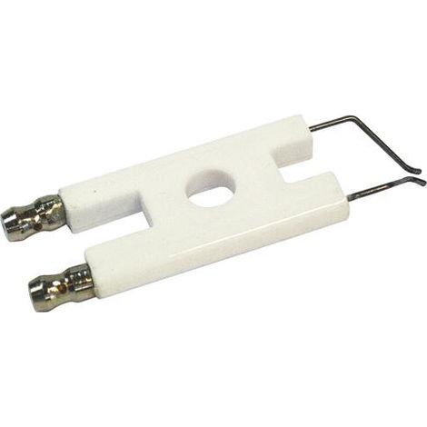 Blanc Habitat – Electrode allumage de chaudière EL1 JUNIOR – Diamètre 6,35mm – Longueur porcelaine 55mm – Pour brûleur ELECTRO OIL
