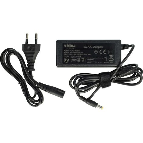 vhbw alimentatore compatibile con Posiflex JIVA KS7217, KS7212, KS7215, KS6815, KS7210, KS-7215G terminale POS, sistema di registrazione di cassa