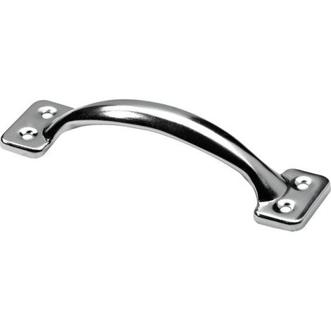 Mango HETTICH de acero niquelado, distancia entre ejes de 108 mm HETTICH