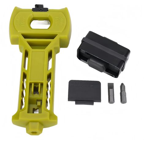 Kit de verrouillage de porte, outils de mortaisage pour verrouillage de porte, outils de burinage pour serrure de porte, outils de burinage pour porte, outils de menuiserie Autres ABS Vert (1/5)