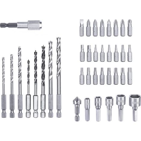 Coffret 39 accessoires EINHELL pour perceuse-visseuse - Embout hexagonal 1/4" - 49108956 (1/5)