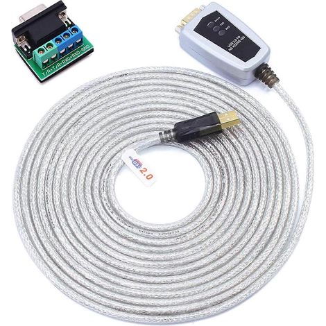 USB-zu-RS485/RS422-Seriell-Adapter, FTDI-USB-zu-Klemmenblock-Konverterleitung