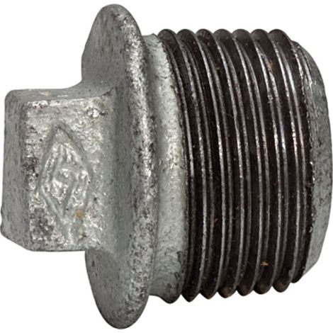 Riegler Stopfen 290, AG, R 1 1/4, schwarzer Temperguss feuerverz.