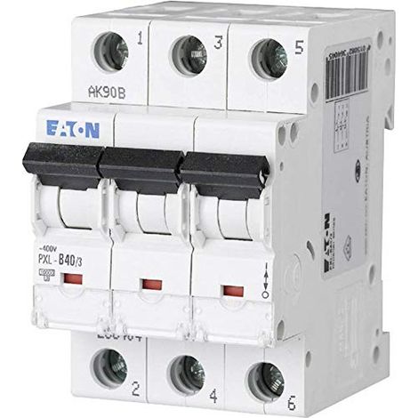 Eaton Interruptor automático (MCB), 40 A, 3p, Característica: B, 236404
