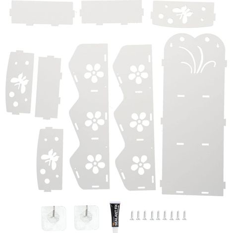 Étagère De Salle De Bain à 3 Niveaux, Support De Rangement Mural, étagère Flottante, Organisateur De Salle De Bain pour Cuisine Et Chambre à Coucher (1/5)