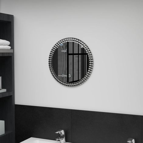 Espejo de pared de vidrio templado 40 cm vidaXL (1/5)