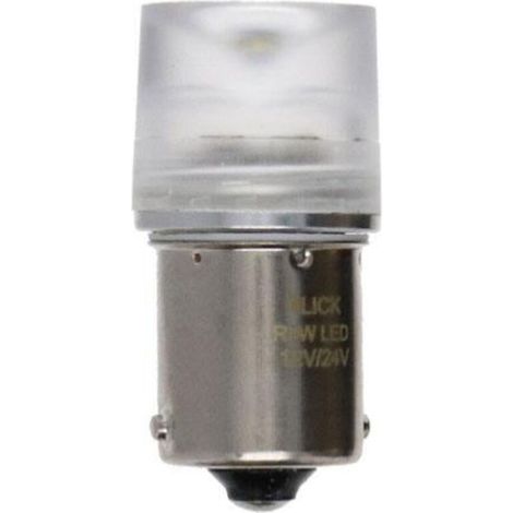 Bombilla LED R5W, 12/24 voltios, 5 vatios, base BA15S, tipo engrasable. (1/2)