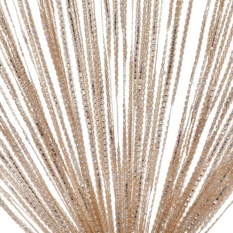 QORVA-Rideaux de Perles pour la Porte, 100x200cm Rideaux de Semelle perlées Perles de Cristal Rideau Paillette de Porte Perle Rideau de la Chambre