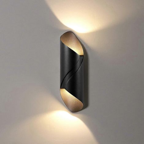 Applique murale LED moderne et créative, étanche, pour intérieur et extérieur, idéale pour salle de bain, chambre, salon, entrée, couloir, escalier, porche. (1/5)