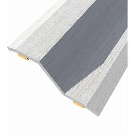Profilé De Seuil Adhésif Acier, Adhésif, Chêne Gris, 8-14 Mm - Baglinox