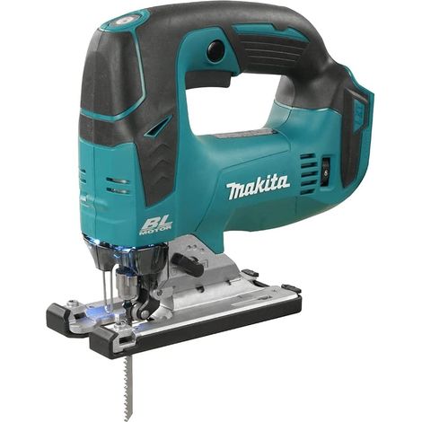 Makita – Scie sauteuse sans fil 18V – Moteur Brushless – Profondeur de coupe 135 mm – 6 vitesses – Éclairage intégré pour zones sombres
