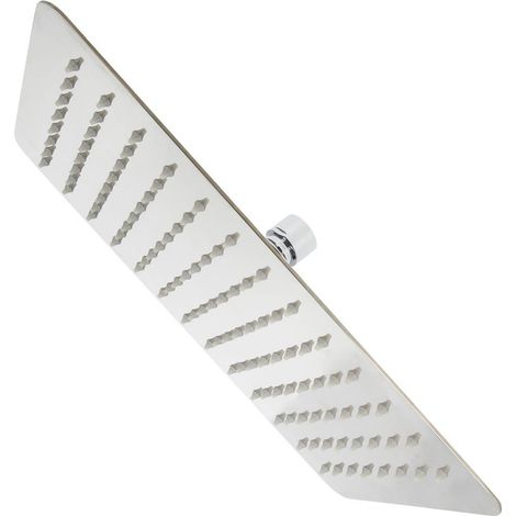 Tête de douche Quad II 400x400mm, acier inox chromé, articulée