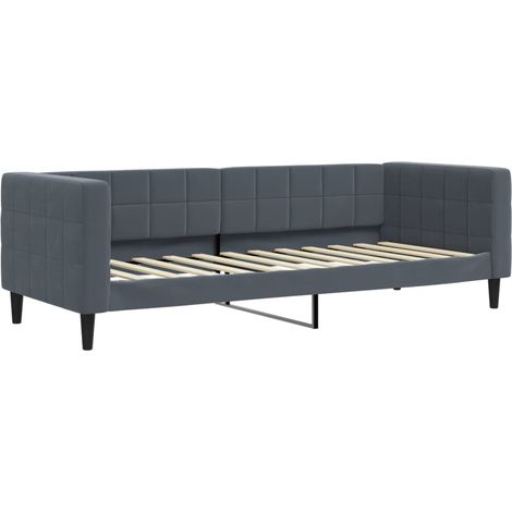 Maison Exclusive - Letto da Giorno Grigio Scuro 80x200 cm in Velluto (1/5)