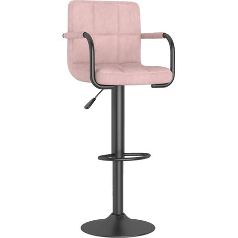 Tabouret de bar Rose Velours (1/5)