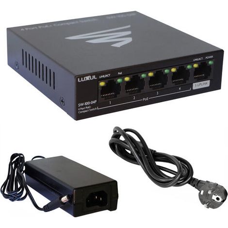 Switch Gigabit PoE 5 ports (413111) (1/2)