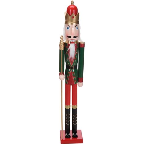 SCHIACCIANOCI DI LEGNO, 106CM, MODELLO ASSORTITO, NATALE, DECORAZIONI NATALIZIE (1/4)