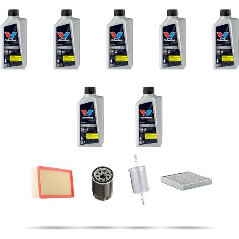 Kit tagliando 4 FILTRI e 7L OLIO compatibile con Jaguar S-Type (X200) 4.2 V8 R 298kw dal 2001 (1/5)