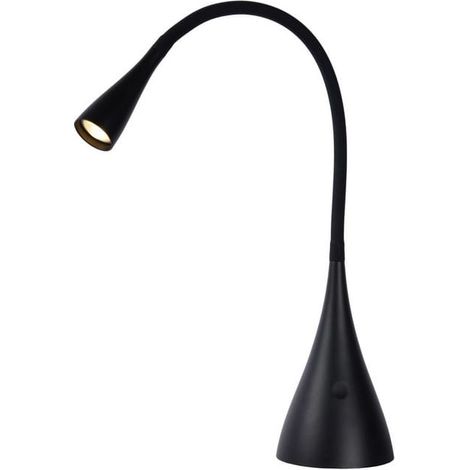 Lampada scrivania Lucide Zozy con LED 4W 3000K nera (1/5)
