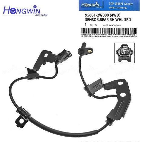 Capteur ABS de vitesse de roue arrière/avant 95680-2W000 95681-2W000 pour Hyundai Santa Fe Sport XL Kia Sorento 2.0L 2.4L 3.3L 2013-2019 4WD (arrière droit 4WD) (1/5)
