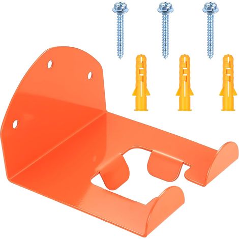 Support Mural pour Outils de Jardin, Support Tuyau Arrosage Mural, Crochets de Garage pour Débroussailleuse, Crochet Rangement Garage pour Outils (1/5)