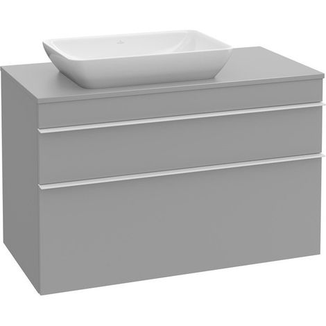 Mobile lavabo, 957 x 606 x 502 mm, modello sospeso, legno Olmo Impresso