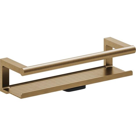 COSMIC Bathroom Shelf, Organizer, Glass Wiper, Gold PVD Architect S+ Collection (1/5)