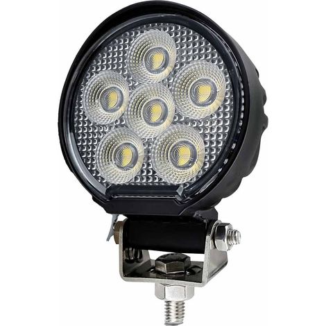 Faro Led da Lavoro Led Work Light Lampada Supplementare Rotondo 3'' 24W 2400LM 12V 24V IP67 6000K (1/3)