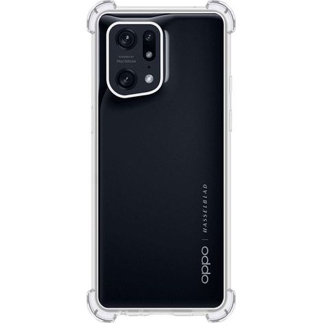Coque arrière souple antichoc transparente pour Oppo Find X5 Pro - Étui de protection