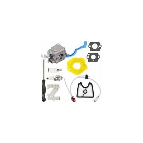 Vergaser mit Luftfilter 545112101 für Husqvarna 125B, 125BX, 125BV und 125BVX Laubbläser. Ersetzt 581798001, 590460102 und 545081811. Inkl. Einstellwerkzeug. (1/4)