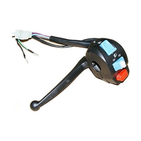 Interruptor de luz del manillar izquierdo para scooter Gy6 4T 2T Zipp Romet Junak Quest