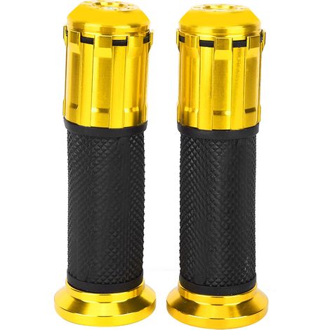 Universeller Motorradgriff, Lenkerzubehör aus Aluminium und Gummi, Goldmodifikation (1/5)
