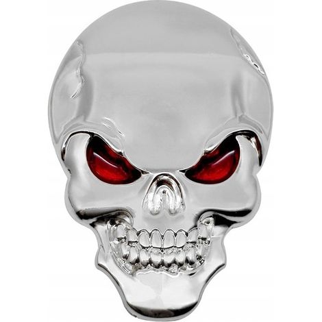 Adesivo EMBLEMA 3D TESCHIO per auto moto (1/3)
