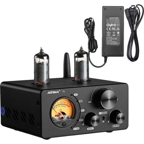 Röhrenverstärker, Bluetooth 5.0, 100 W Ausgangsleistung, EU T9 Röhrenverstärker (1/2)