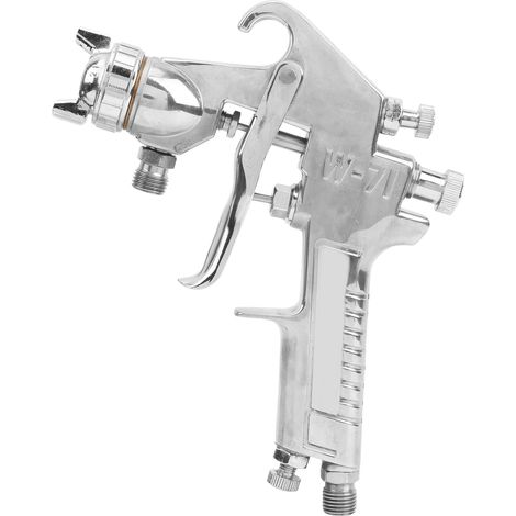 Pistolet à peinture W-71, équipement industriel pneumatique avec pulvérisateur à réservoir, 1,3 mm, style américain, convient à un usage domestique. (1/5)