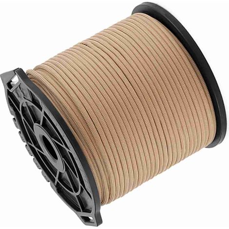 Bobine multifonctionnelle d'extérieur, corde en paracorde 9 brins, épaisseur 4 mm, corde à linge, corde à vent pour tente, corde d'escalade (1/4)